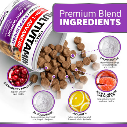 23-in-1 dog multivitamin — premium blend ingredients
