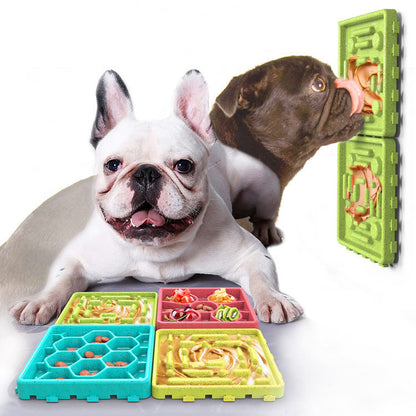Joobello Peanut Lick Pad slow feeder with suction base for dogs and cats