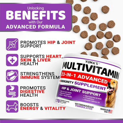 23-in-1 dog multivitamin soft chews — advanced formula benefits