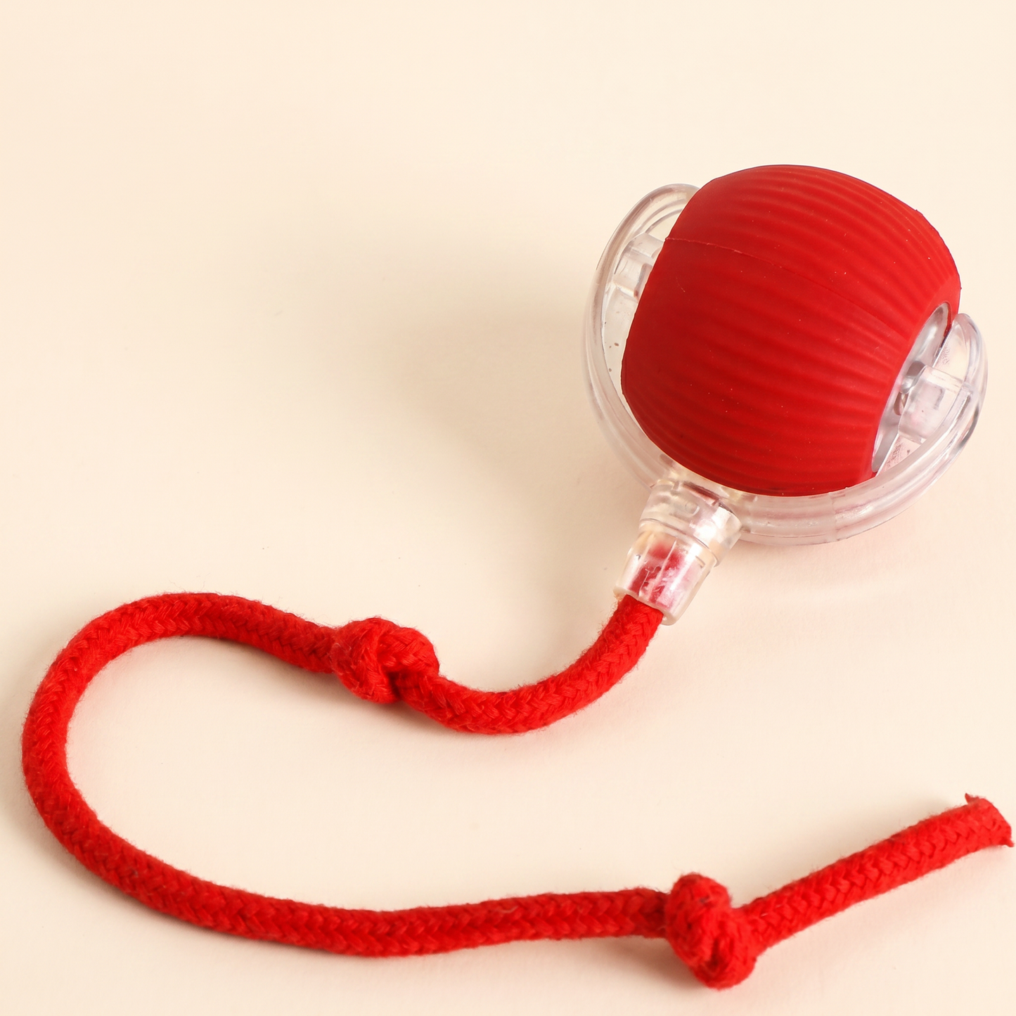 Smart Rolling Pet Ball — Red