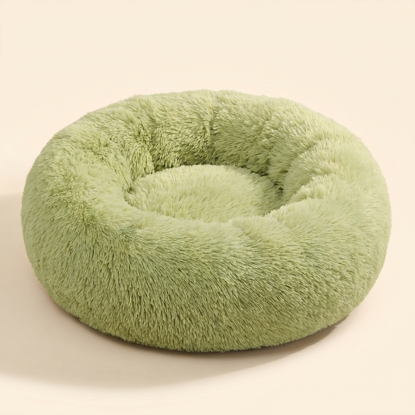 Calming Donut Dog Bed — Green