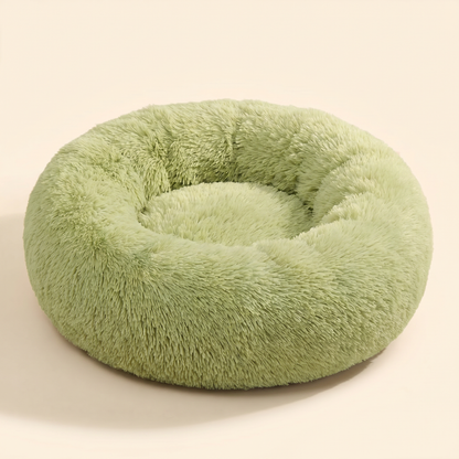 Calming Donut Dog Bed — Green