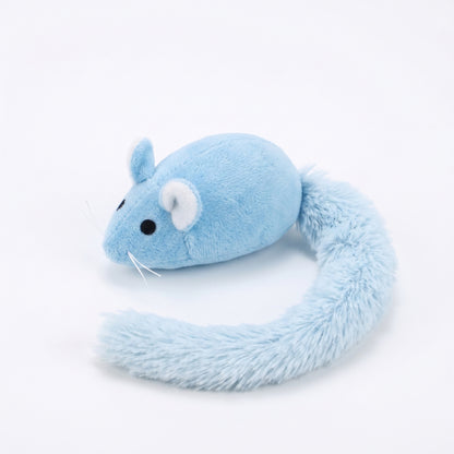 Catnip Mouse Toy — Blue