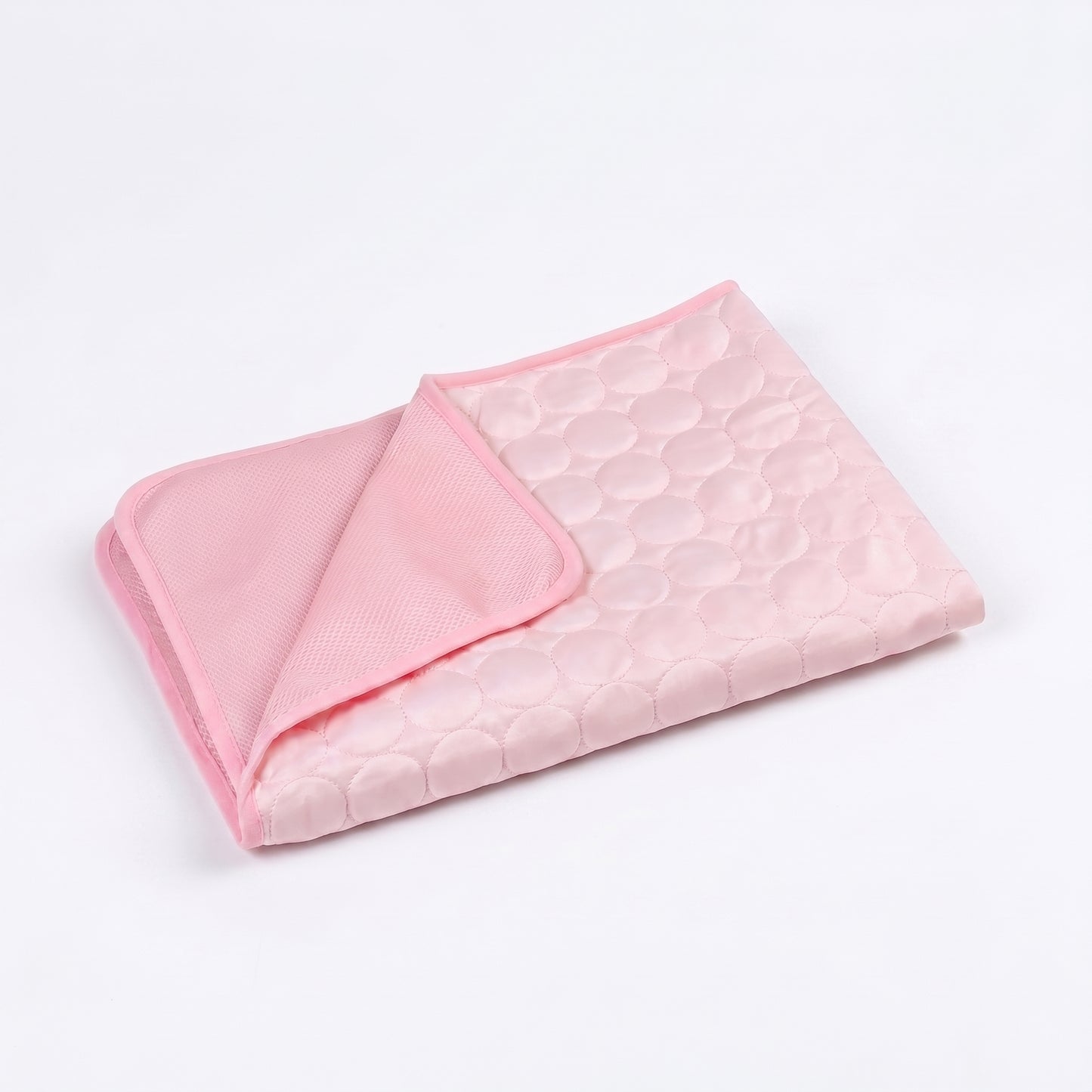 Ice Silk Cooling Mat — Pink